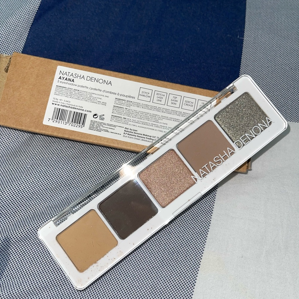five color Nastasha Denoma eyeshadow palette